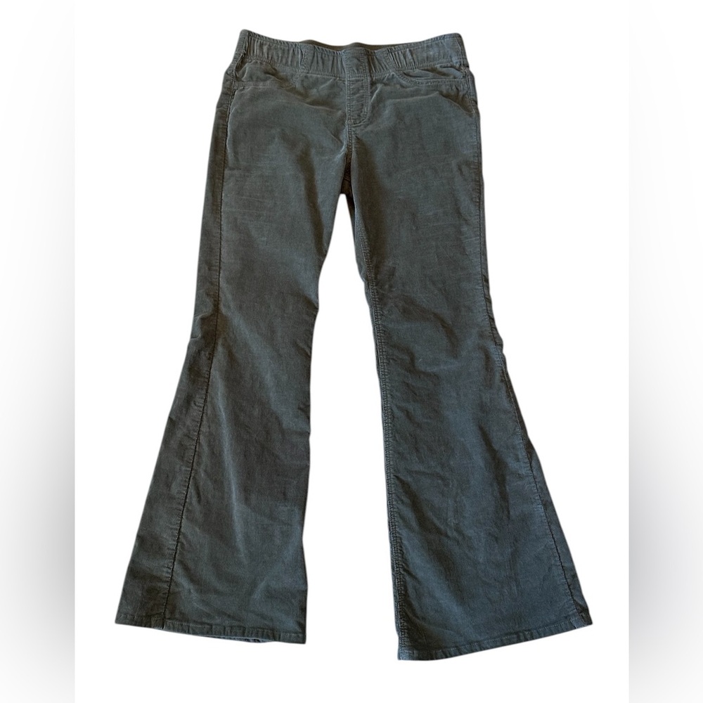FREE PEOPLE We The Free Olive Green Pull On Corduroy Pants Sz 28